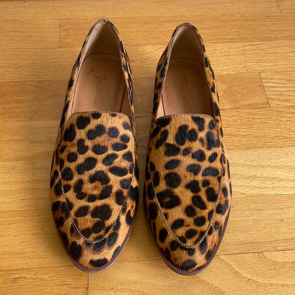Madewell Frances Loafer in Leopard. Size 6.5
